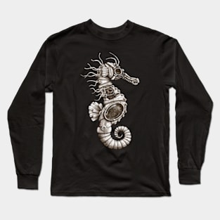 Steampunk Seahorse Long Sleeve T-Shirt